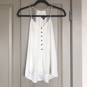 Express button-front cami